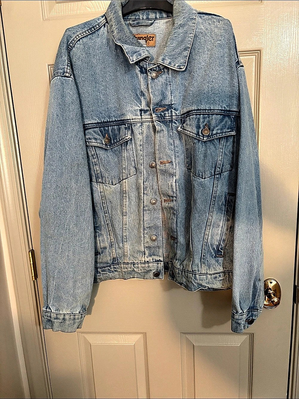 Wrangler Hero Denim Jean Jacket Size XL